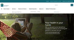 Desktop Screenshot of lafayetteregionalhealthcenter.com