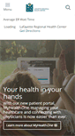Mobile Screenshot of lafayetteregionalhealthcenter.com